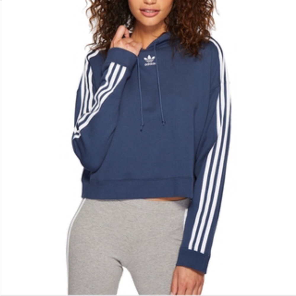 Adidas Cropped Hoodie